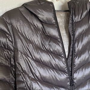 Calvin Klein Hooded Puffer Jacket Coat